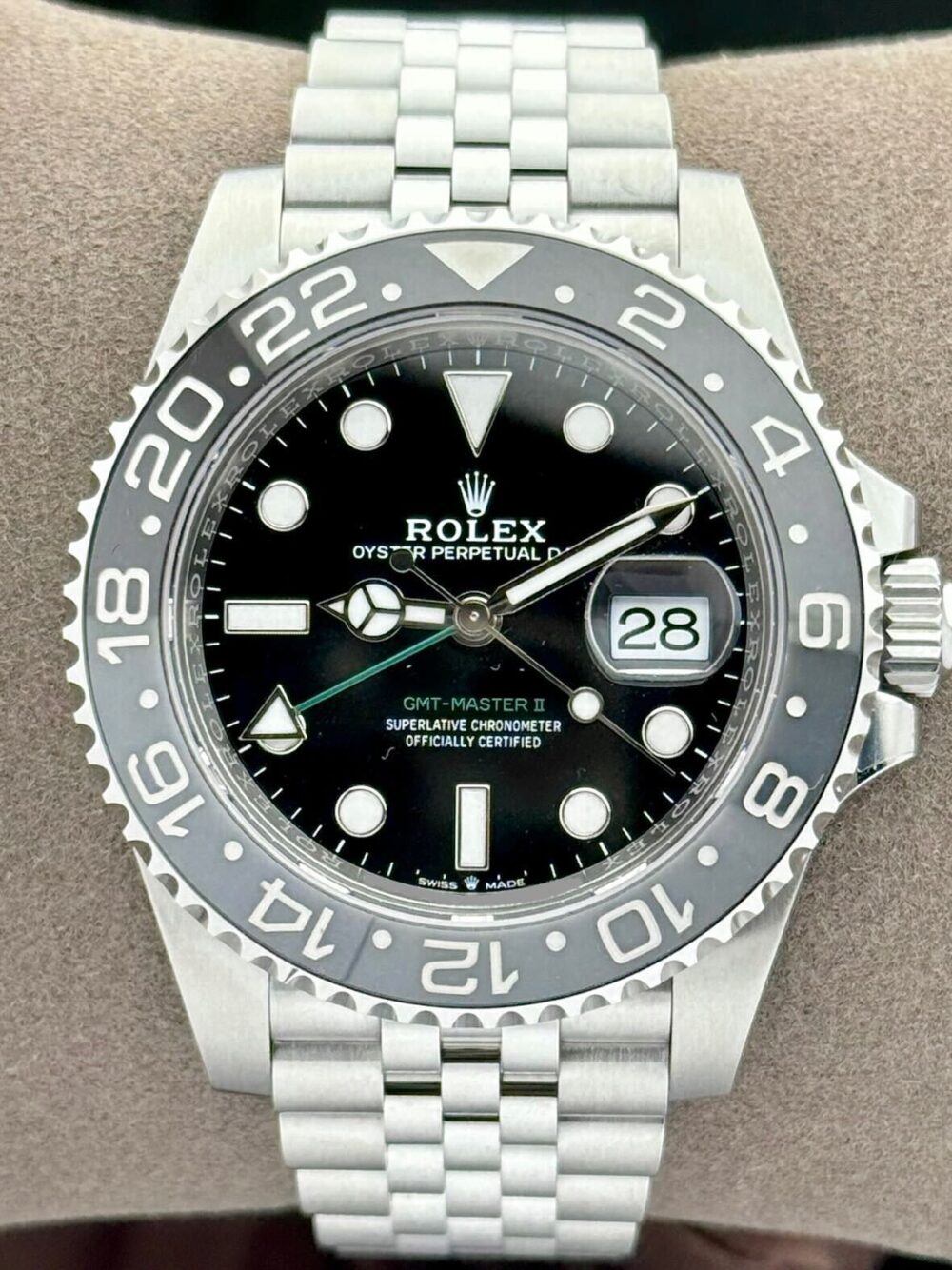 Rolex GMT-Master II Bruce Wayne Jubilee Ceramic 126710GRNR | 2024 | 40mm