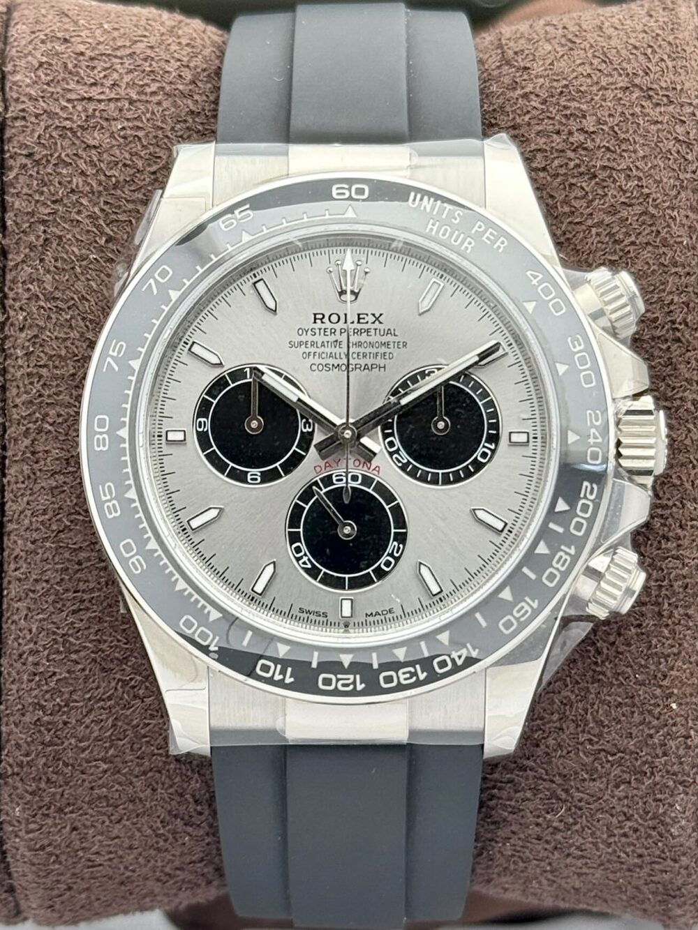 Rolex Daytona Silver/Ghost Dial White Gold Oysterflex 126519LN | 2025 | 40mm