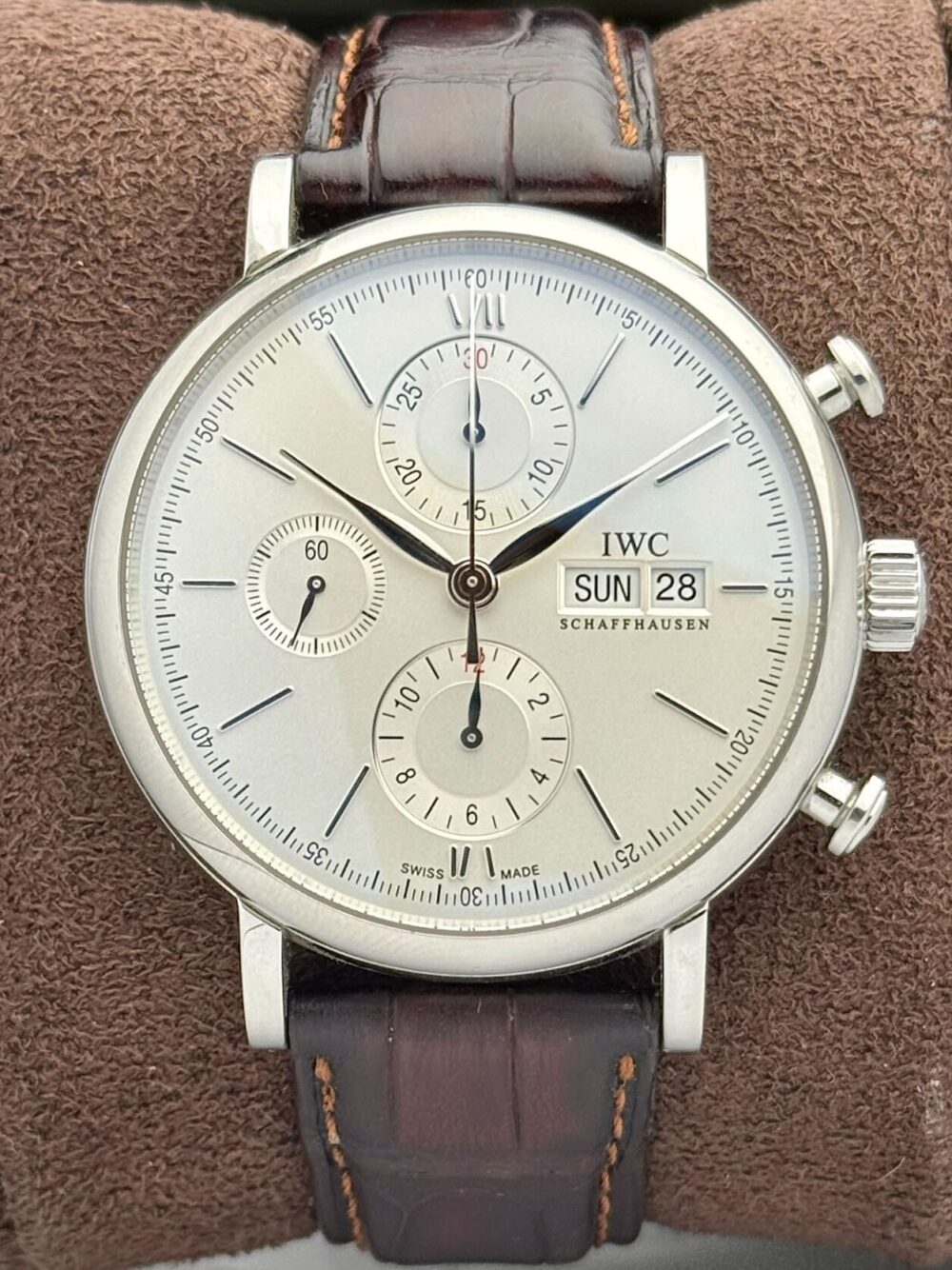 IWC Portofino Chronograph Silver Dial Steel IW391027 | 2021 | 42mm