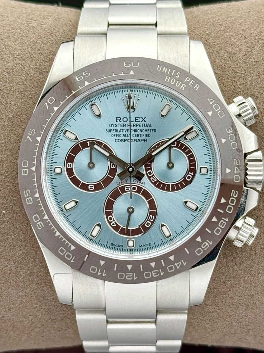 Rolex Daytona Platinum Ceramic Ice Blue Dial 116506 | 2023 | 40mm