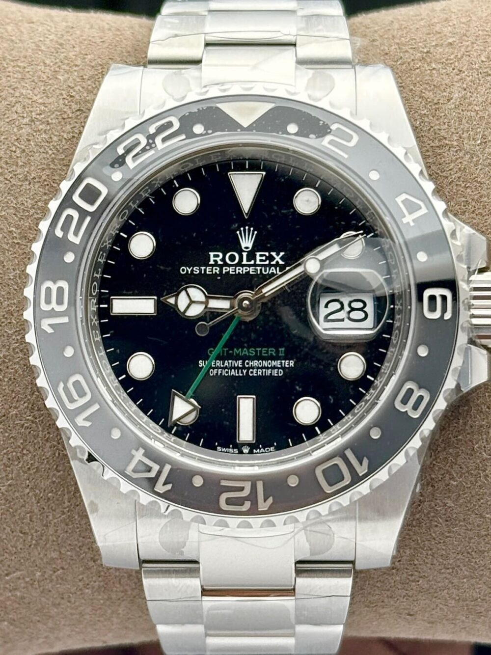Rolex GMT-Master II "Bruce Wayne" Oyster Black Dial 126710GRNR | 2025 | 40mm