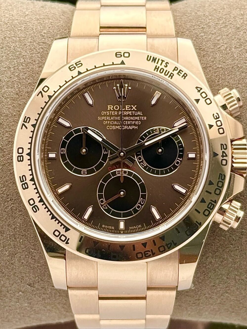 Rolex Daytona Cosmograph Chocolate Dial Rose Gold 126505 | 2025 | 40mm
