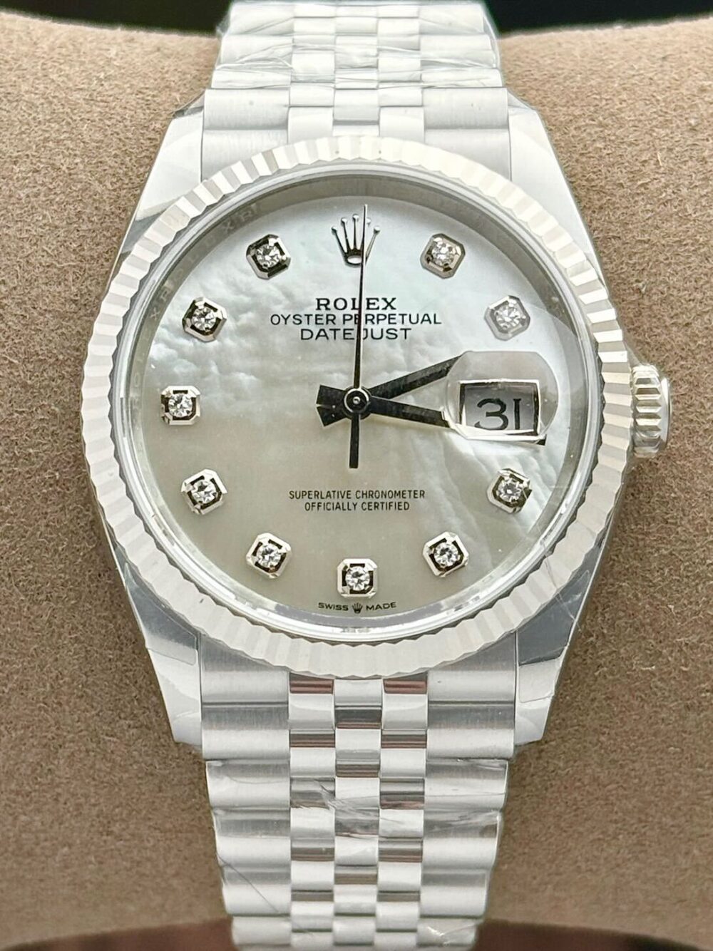 Rolex Datejust 36 Mother of Pearl Diamond Dial Jubilee 126234 | 2025 | 36mm