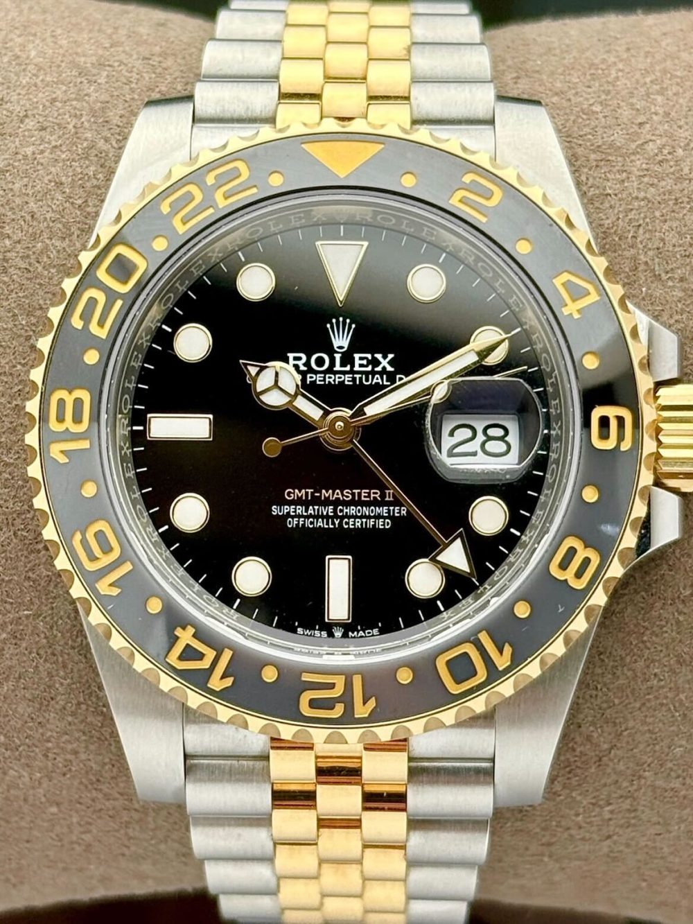 Rolex GMT-Master II "Zombie" Yellow Gold Ceramic & Steel 126713GRNR | 2025 | 40mm