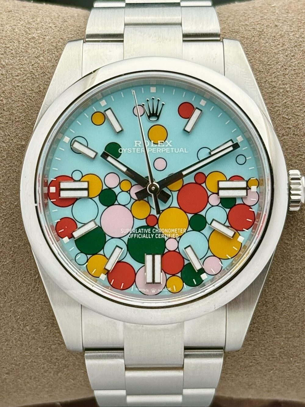Rolex Oyster Perpetual 41 Celebration Dial Oyster Bracelet 124300 | 2024 | 41mm
